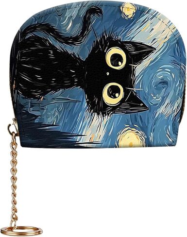 Womens Wallet, RFID Wristlet Wallet for Women, Cute Ladies Purse, Large Credit Card Clutch Purse, Leather Card Holder Wallets with Zipper & Phone Holder,Cool Wolf Dream Starry in Saudi Arabia