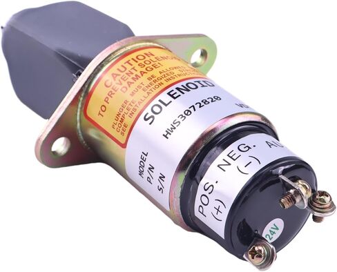HOLDWELL 24V Stop Solenoid Valve SA-4259-24 307-2820 compatible with Onan for Cummins for Woodward Generator in Saudi Arabia