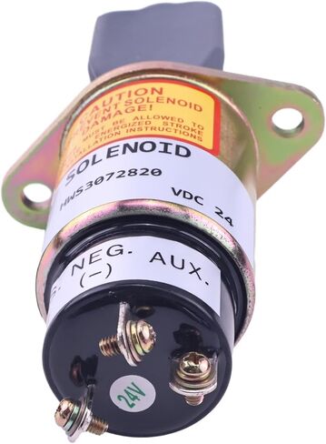 HOLDWELL 24V Stop Solenoid Valve SA-4259-24 307-2820 compatible with Onan for Cummins for Woodward Generator in Saudi Arabia