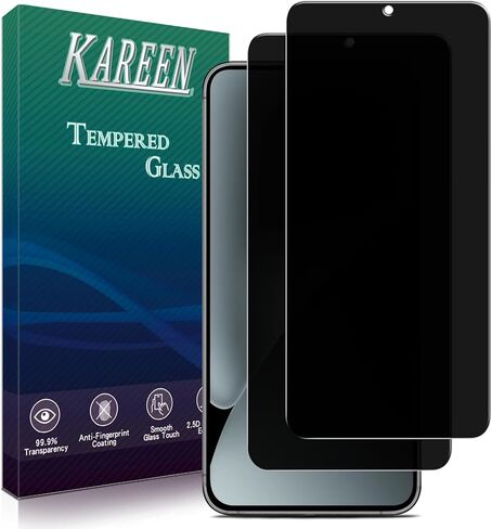 KAREEN [عبوة من قطعتين] واقي شاشة لهاتف Samsung Galaxy A71، A71 5G، A71 5G UW من الزجاج المقسى، يدعم قارئ بصمات الأصابع، مضاد للخدش، خالي من الفقاعات، صلابة 9H in Saudi Arabia