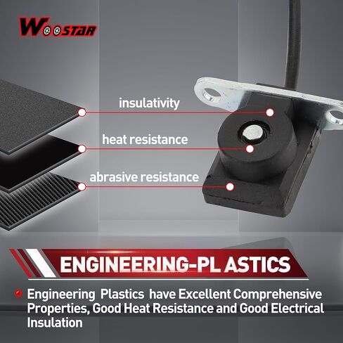 WOOSTAR 6 لفائف 2 سلك مغناطيسي الجزء الثابت لاستبدال 1988-1989 1991-1999 Z50R 2000-2003 XR50R 2004-2009 2012-2024 CRF50F 2004-2009 2011-2012 CRF70F 1997-2003 XR70R OEM 31120-GW8-671 31120-GW8-672 in Saudi Arabia