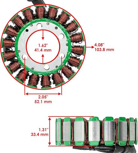 Caltric Stator Compatible With Can-Am Outlander 800 800R Efi Std 4X4 2006 2007 2008 2009 2010 2011 2012-2015 in Saudi Arabia