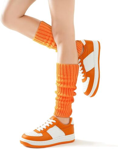 Leg Warmers for Women, Fashion Leg Warmer 80s, Women's Leg Warmers, Girls Legwarmers Accessories for Party Sports in Saudi Arabia