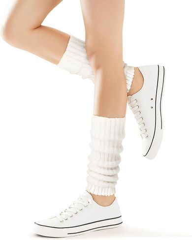 Leg Warmers for Women, Fashion Leg Warmer 80s, Women's Leg Warmers, Girls Legwarmers Accessories for Party Sports in Saudi Arabia