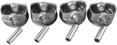 Piston And Rings Kit 4pcs +0.5 23041-2B600 23041-2B610 Compatible With 2012-2016 Accent Rio 1.6L DOHC Car Engine in Saudi Arabia
