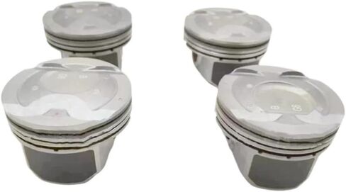 Piston And Rings Kit 4pcs +0.5 23041-2B600 23041-2B610 Compatible With 2012-2016 Accent Rio 1.6L DOHC Car Engine in Saudi Arabia