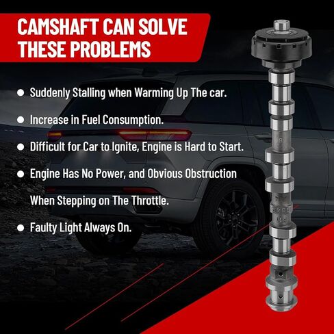 Right Exhaust Camshaft 5048030AD for 2016-2024 Dodge Ram Jeep Grand Cherokee 3.6L V6 Enhanced Durability Direct Replacement in Saudi Arabia