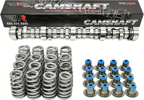 BTR Brian Tooley Racing Stage 2 LS Truck Camshaft V3 Kit | Fits Cathedral-Port 4.8L 5.3L 6.0L Engines LS1 LM7 LQ4 LC9 LR4 | Enhanced Torque & Midrange Power (Cam, Springs, Seals, Pushrods, Gasket Kit) in Saudi Arabia