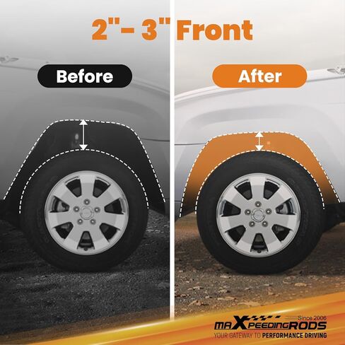 maXpedingrods 2-3" Front Lowering Springs for Ford Ranger 2WD 1998-2015, Drop Coils Kit in Saudi Arabia