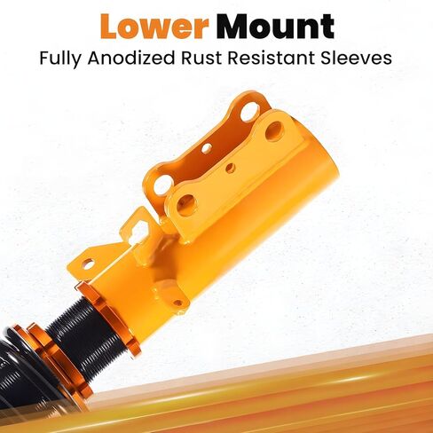 maXpeedingrods Coilover for Toyota Celica 1989-1999 FWD, 24 Levels Damping Adjustable Coilovers Suspension Kit Strut, Height Adjustable Shock Absorber Struts Lowering Kits Gold in Saudi Arabia