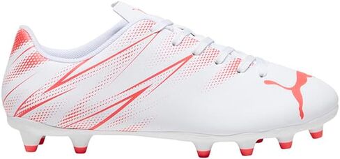 PUMA Attacanto Firm Artificial Ground Sneaker, Electric Lime Black, 12.5 US Unisex Big Kid in Kuwait