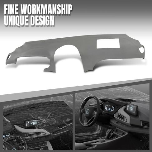 ALLGOOD Dashboard Cover Compatible with Toyota Sienna 2004-2010 Dash Cover Gray in Saudi Arabia