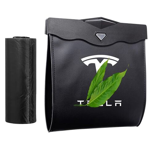 مخصصة لسلة المهملات Tesla Model 3 YXS، إغلاق مغناطيسي مقاوم للماء، منظم صندوق تخزين وحدة التحكم المركزية الخلفية Tesla، الملحقات الداخلية Tesla Model Y 3 X S، 2.5 جالون in Kuwait