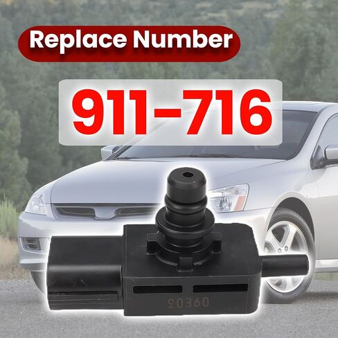 مستشعر ضغط خزان الوقود متوافق مع Honda Accord Element Pilot CRV Ridgeline Odyssey S2000 Insight Acura TL TSX MDX RL 2003-2011 911-716 in Kuwait