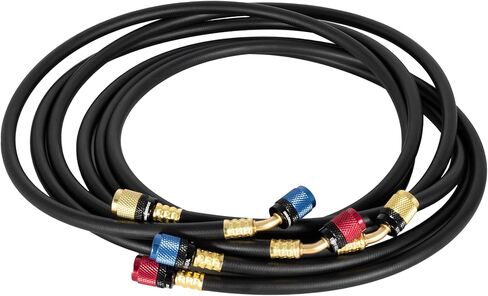 MalcoEdge ES7214 Easy Seal HVAC Hose Set | 72-Inch Refrigerant Charging Hose with 1/4 SAE Fittings, Heavy-Duty Flexible for AC & Refrigeration Systems in Saudi Arabia