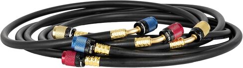 MalcoEdge ES7214 Easy Seal HVAC Hose Set | 72-Inch Refrigerant Charging Hose with 1/4 SAE Fittings, Heavy-Duty Flexible for AC & Refrigeration Systems in Saudi Arabia