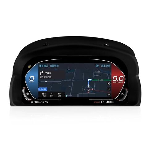 Digital Cockpit CarPlay Compatible for BMW X1 E84 2009-2015 Instrument Cluster Panel Speedometer Tachometer Odometer LCD Dashboard in Kuwait