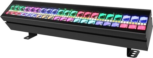 LED Strobe Stage Lights: 500W RGBW 4IN1 DJ Lights 960LEDs Dimmable Multi Effects Stage Lighting by DMX Control Sound Activated Uplights for Events Club Bar Church Dance Show Wedding Party in Kuwait