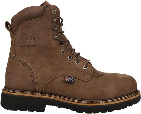 Justin Boots Men's OW458 Rivot 8" Waterproof Work Boot in Saudi Arabia