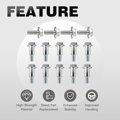 14PCS Timing Belt Cover Bolts Kit Compatible with Subaru Baja, Forester, Impreza, Legacy, Outback, WRX, Replaces # 800706950, 800706930, 926-386 in Kuwait