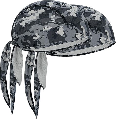 Skull Cap Do Rags Head Wraps, Sweat-Wicking Helmet Liner for Cycling, Breathable Durag for Outdoor Sports in Saudi Arabia