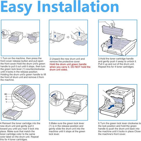 DR431CL DR-431CL Drum Unit (High Yield, 1-Pack) Replacement for Brother HL-L8260CDW HL-L8360CDW HL-L9310CDW MFC-L8610CDW MFC-L8900CDW MFC-L8905CDW MFC-L9570CDW Printer in Saudi Arabia