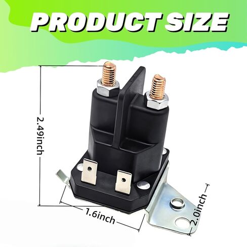 725-06153A Starter Solenoid 12V for Cub Cadet RZT LT1 ZT1 ZT2 XT1 XT2 Enduro MTD Troy Bilt Yard Man Yard Machines Craftsman Zero Turn Riding Lawn Mower Tractor, Replace 725-06153 in Saudi Arabia