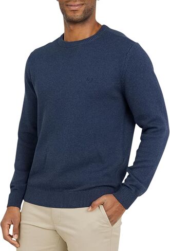 Chaps Men's Classic Fit Long Sleeve Cotton Jersey Midweight Crewneck Sweater in Saudi Arabia