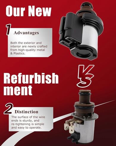 926-408 31825AA050 (12-13Ω) Torque Converter Lock-Up Solenoid 1pc Replace for Subaru with TR580 TR690 CVT Trans Crosstrek Forester lmprezay WRX 2014-2020 Direct Replacement OE 31825AA051 in Kuwait