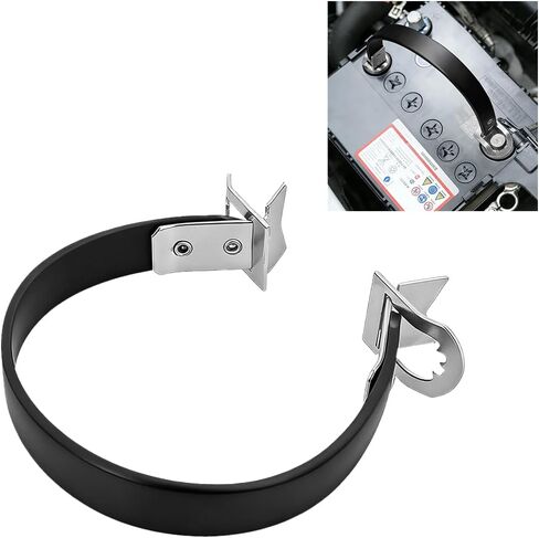 Mandark Car Battery Carrier Strap, Heavy Duty Vehicle Battery Side Lift Belt, Automotive Power Mounting Bracket Lifter Handle Accessories, Universal for SUV Automobile Truck (Green) in Saudi Arabia