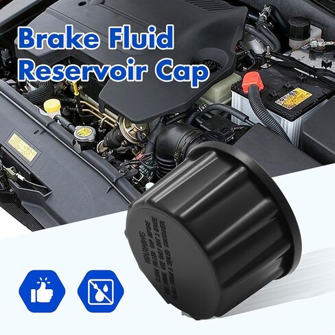 GJ6A4355 Brake Fluid Reservoir Cap, Replacement for Mazda 6 2003 2004 2005 2006 2007, Replaces GJ6A4355Y in Saudi Arabia