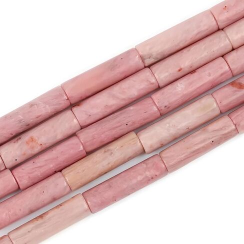 28 قطعة 4x13 مللي متر الطبيعية امازونيتي الخرز العمود اسطوانة أنبوب أحجار كريمة مفكوكة الخرز لصنع المجوهرات قلادة سوار ذاتي الصنع in Kuwait