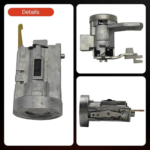 Ignition Switch Door Lock Cylinder Kit 19121155 Compatible with Chevy Colorado GMC Canyon Hummer H3 Replaces 89022371 89022372 89022364 89022338 89022365 LC65360 in Saudi Arabia