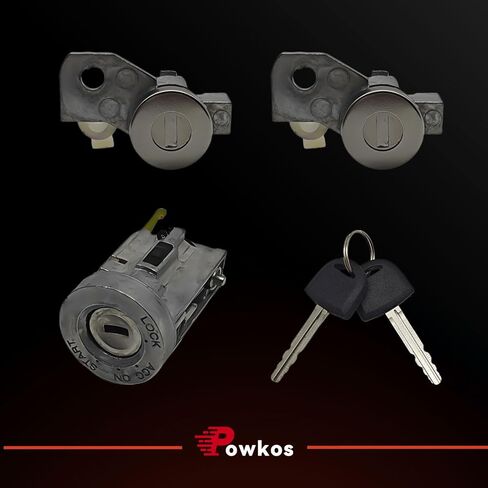 Ignition Switch Door Lock Cylinder Kit 19121155 Compatible with Chevy Colorado GMC Canyon Hummer H3 Replaces 89022371 89022372 89022364 89022338 89022365 LC65360 in Saudi Arabia