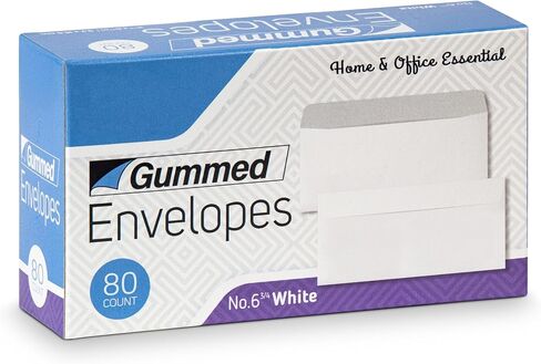 SteadMax 100 Pack #6 3/4 مغلفات ملونة قابلة للتقشير والختم، بريد الأعمال، 3-5/8 × 6-1/2 بوصة (عبوة من 100) in Kuwait