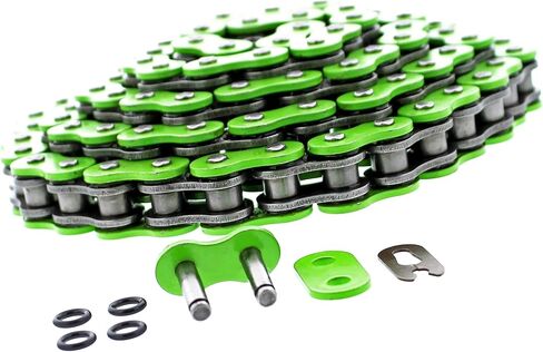 Chain for Kawasaki Mojave 250 KSF250 1987-2004 Green O-Ring Chain 520-90L in Saudi Arabia
