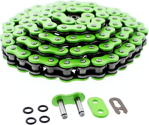 Chain for Kawasaki Mojave 250 KSF250 1987-2004 Green O-Ring Chain 520-90L in Saudi Arabia