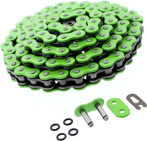 Chain for Kawasaki Mojave 250 KSF250 1987-2004 Green O-Ring Chain 520-90L in Saudi Arabia