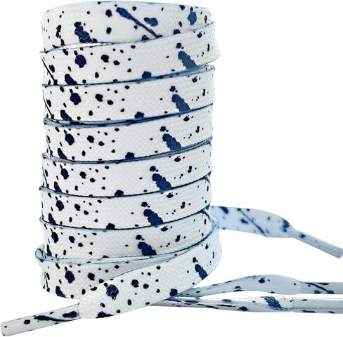 WUERSE Shoe Laces for Women and Mans,1 Pairs Paint Splatter Pattern Stylish Shoe Laces for Sneakers in Saudi Arabia
