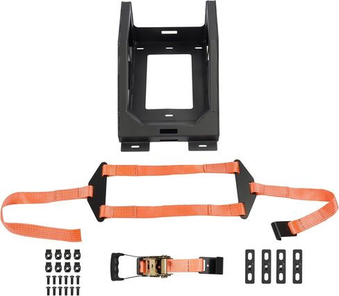 حامل الإطارات الاحتياطية القابل للتعديل على السرير متوافق مع 2004-2024 Ford F-150 GMC Sierra 1500 شيفروليه سيلفرادو 1500 تويوتا تاكوما نيسان تيتان رام 1500 شاحنات بيك اب تناسب الإطارات من 33 بوصة إلى 40 بوصة in Saudi Arabia