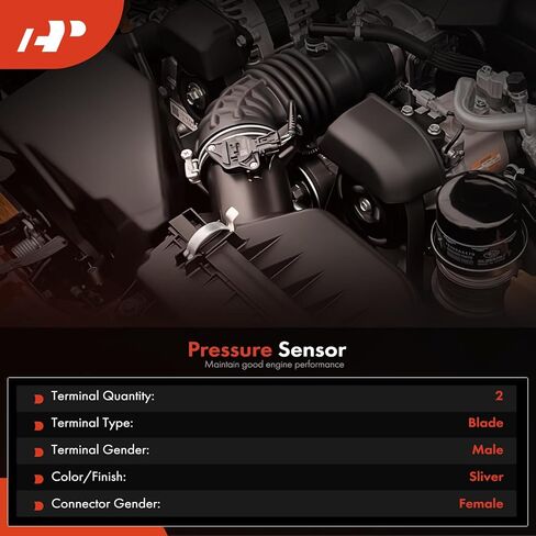 A-Premium Engine Oil Pressure Switch [2 Pins] Compatible with Porsche 911 1978-1983, 930 1978-1979 in Kuwait
