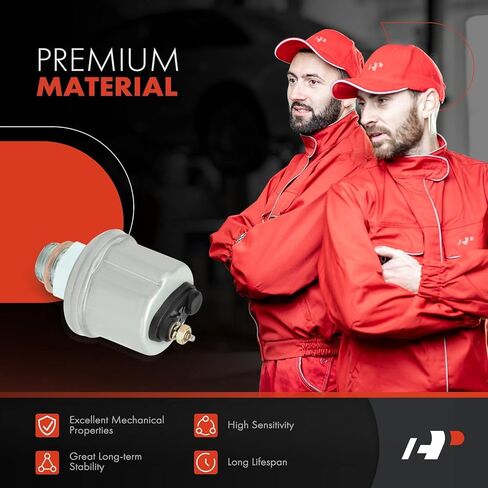 A-Premium Engine Oil Pressure Switch [2 Pins] Compatible with Porsche 911 1978-1983, 930 1978-1979 in Kuwait