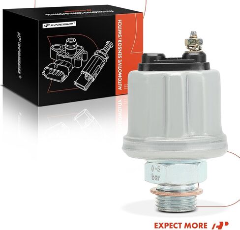 A-Premium Engine Oil Pressure Switch [2 Pins] Compatible with Porsche 911 1978-1983, 930 1978-1979 in Kuwait