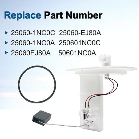 2009-2015 Fuel Pump Fuel Tank Sender Unit Level Compatible with Infiniti V6 G37 3.7L 09-13 G25 2.5L 11-12 M35 3.5L 09-10 Q60 3.7L 14-15 Q40 Base 3.7L 2015 M45 4.5L V8 09-10, Replace# 25060-1NC0C in Saudi Arabia