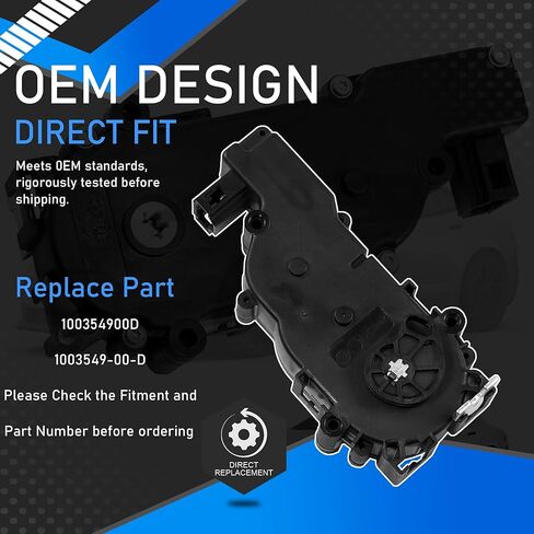 100354900D Cinching Actuator Tailgate Locking Motor Compatible with 2012-2021 Tesla Model S Replaces 1003549-00-D in Saudi Arabia