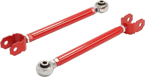 Adjustable Rear Traction Rod Compatible with 1995-2000 Lexus LS400(UCF20) Control Arm Rods Kit Steel Powder Coated Red in Saudi Arabia