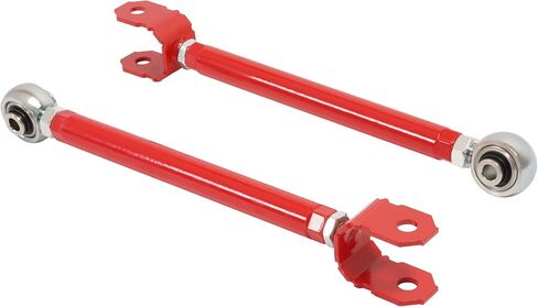 Adjustable Rear Traction Rod Compatible with 1995-2000 Lexus LS400(UCF20) Control Arm Rods Kit Steel Powder Coated Red in Saudi Arabia