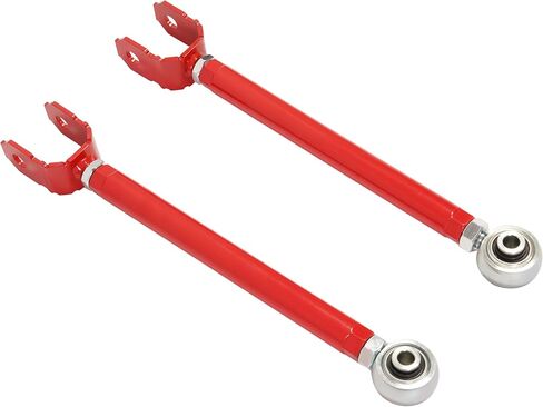 Adjustable Rear Traction Rod Compatible with 1995-2000 Lexus LS400(UCF20) Control Arm Rods Kit Steel Powder Coated Red in Saudi Arabia