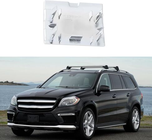 Car Rear Bumper Tow Hook Cover 1668850823 Chrome Compatible with Mercedes-Benz GL350 GL450 GL500 GL550 GL63 2013-2016 in Saudi Arabia