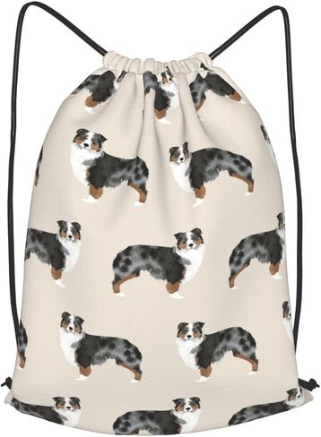 حقيبة ظهر برباط على شكل سلحفاة بحرية زرقاء بألوان مائية حقيبة رياضية خفيفة الوزن مقاومة للماء للنساء والرجال in Kuwait